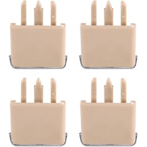 4Pcs Front Center AC Vent Air Conditioning Vent Outlet Tab Clips, Air Vent Clip Tab A/C Fresh Air Grille Clips, Front Left &Right AC Vent Air Vent Outlet Tab Clips, Black in Kuwait