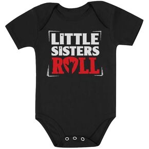 Tstars Baby Boys Little Brothers Roll Best Siblings Gifts Rock Baby Bodysuit Little Bro