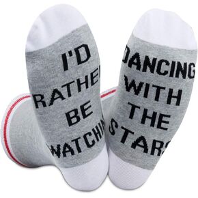 GJTIM 2PAIRS Funny Reality Show Gift Socks For Reality Show Lovers
