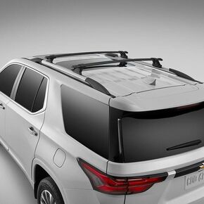 Roof Rack Cross Bars for 2022-2024 Chevrolet Traverse Bar Top Rails Cargo Luggage Baggage Rooftop Accessories Replace #85551186 Black