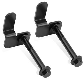 2 Pack Front Track Bar Bolt and Flag Nut Retainer Compatible with Jeep Wrangler TJ 1997-2006, Cherokee XJ 1984-2001, Grand Cherokee ZJ 1993-1998 Replaces 6504449