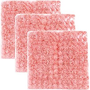 432 Pcs Mini Artificial Rose Flower Heads Real Looking Foam Fake Roses Heads for DIY Wedding Flowers Accessories Bridal Hair Clips Headbands Dress Valentine's Day Decoration(Red)