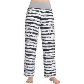 Latuza Women's Petite Lounge Pants Soft Wide Leg Pajama Bottoms with Pockets