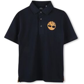 Timberland Boys Short Sleeve Cotton Knit Polo Shirt