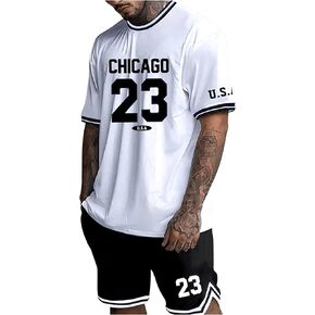 SOLY HUX Men's Summer Short Set Graphic Short Sleeve Tracksuit Tshirt and Shorts 2 Piece Outfits