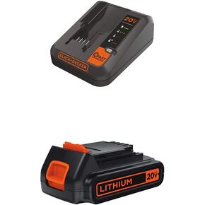 BLACK+DECKER 20V MAX Lithium Battery Charger, 2 Amp (BDCAC202B)