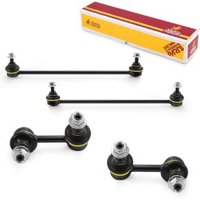 Metrix Premium Chassis Parts - 4 PC Front & Rear Stabilizer Bar Link Kit Fits 2013-2022 Acura ILX, 2012-2015 Honda Civic, Replacement K750604, K750605, K750126, K750125, Made in Europe