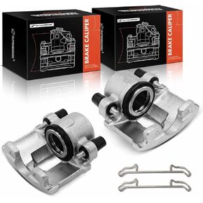 A-Premium Disc Brake Calipers Assembly Without Bracket Compatible with Fiat 500 2012 - Front Driver and Passenger Side 2Pcs