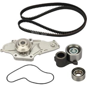 DRIVESTAR TBK329 Engine Timing Belt Kit with Water Pump 2003-2017 for Honda Accord,2005-2015 Pilot,2005-2017 Odyssey,2006-2014 Ridgeline,for Acura MDX RDX,for Saturn Vue 3.0L 3.5L 3.7L