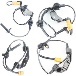 Set of 4 Front + Rear ABS Wheel Speed Sensors for 2002 2003 2004 2005 2006 Honda CR-V