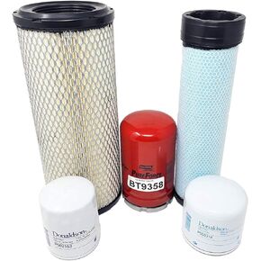 CFKIT Maintenance Filter Kit Compatible with Kubota SSV65 SSV65C SSV75 SSV75C Loaders