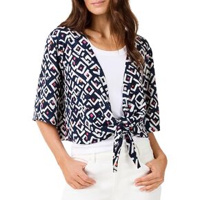 NIC+ZOE Women's Indigo Angles 4-Way Cardigan