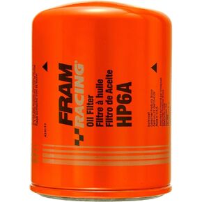 FRAM Racing HP6A High Performance Spin-On Oil Filter for Select Vehicle Models