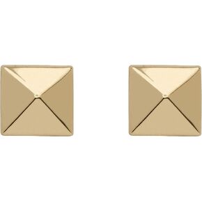 PalmBeach 14K Yellow Gold Pyramid Stud Earrings (8x8mm)