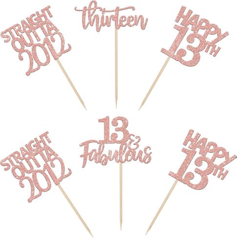 24 Pack Straight Outta 1975 Cupcake Toppers Happy 50th Birthday Fifty Awesome Since 1975 Cupcake Picks 50 Fabulous Cake Decorations for 50th Birthday Anniversary Party Rosegold in Kuwait
