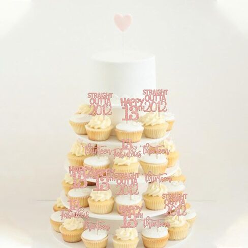 24 Pack Straight Outta 1975 Cupcake Toppers Happy 50th Birthday Fifty Awesome Since 1975 Cupcake Picks 50 Fabulous Cake Decorations for 50th Birthday Anniversary Party Rosegold in Kuwait