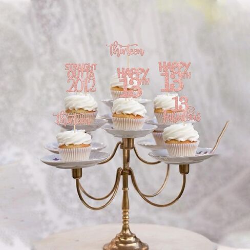 24 Pack Straight Outta 1975 Cupcake Toppers Happy 50th Birthday Fifty Awesome Since 1975 Cupcake Picks 50 Fabulous Cake Decorations for 50th Birthday Anniversary Party Rosegold in Kuwait