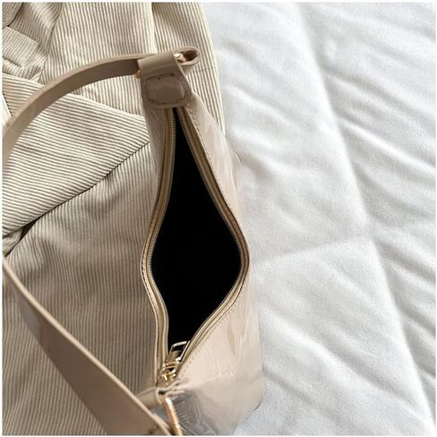 Patent Leather Hobo Bag Crescent Shoulder Bag Small Going Out Tote Bag Satchel Purse in Saudi Arabia