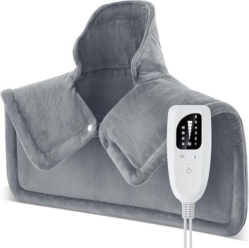 وسادة تسخين للرقبة والكتف، هدايا للنساء والرجال والأم والأب، وسادات حرارية كهربائية للظهر/الركبة/الساق، وسادة تسخين كبيرة مرجحة، يمكن غسلها في الغسالة، تسخين سريع، إيقاف تلقائي، 19.7 بوصة × 22.4 بوصة in Kuwait