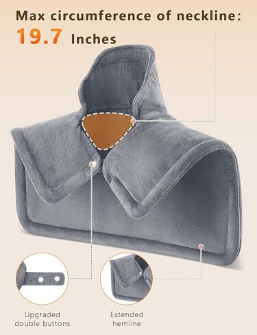 وسادة تسخين للرقبة والكتف، هدايا للنساء والرجال والأم والأب، وسادات حرارية كهربائية للظهر/الركبة/الساق، وسادة تسخين كبيرة مرجحة، يمكن غسلها في الغسالة، تسخين سريع، إيقاف تلقائي، 19.7 بوصة × 22.4 بوصة in Kuwait