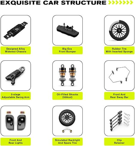 1/14 Brushless Fast RC Cars for Adults, Top Speed 60+ MPH RC Truck, All Terrain Remote Control Car Hobby Off-Road Remote Control Truck 4x4 Electric Vehicle Monster Trucks with 3S Battery in Saudi Arabia