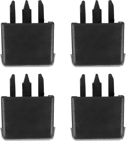 4Pcs Front Center AC Vent Air Conditioning Vent Outlet Tab Clips, Air Vent Clip Tab A/C Fresh Air Grille Clips, Front Left &Right AC Vent Air Vent Outlet Tab Clips, Black in Kuwait