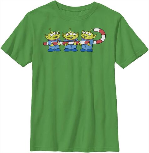 Disney Pixar Toy Story Aliens Candy Cane Holiday Boys T-Shirt in Kuwait