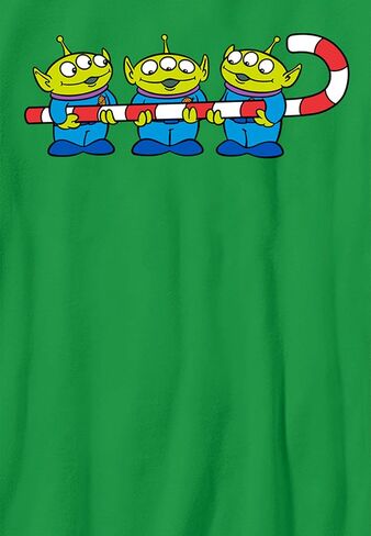 Disney Pixar Toy Story Aliens Candy Cane Holiday Boys T-Shirt in Kuwait