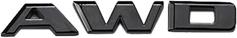 1Pc 2016-2024 Rear Tailgate AWD Emblem Nameplate Letter 3D Badge Replacement for 84604285 (Black) in Saudi Arabia