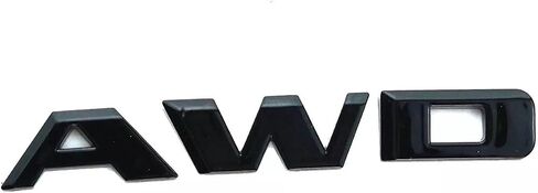 1Pc 2016-2024 Rear Tailgate AWD Emblem Nameplate Letter 3D Badge Replacement for 84604285 (Black) in Saudi Arabia