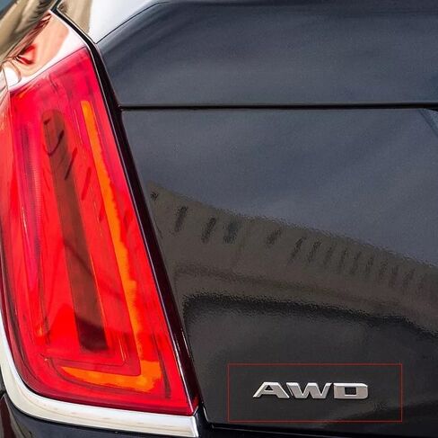 1Pc 2016-2024 Rear Tailgate AWD Emblem Nameplate Letter 3D Badge Replacement for 84604285 (Black) in Saudi Arabia