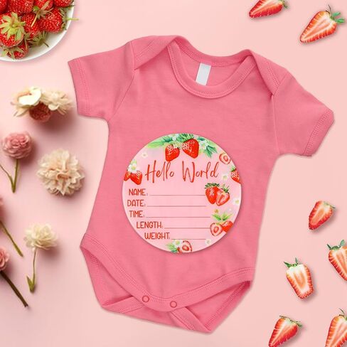 Acrylic Baby Birth Announcement Sign with Stand, Western Cowboy Theme Double-Sided Newborn Name Board, Hello World Milestone Card for Welcome Baby Hospital Nursery Gift Photo Prop in Kuwait
