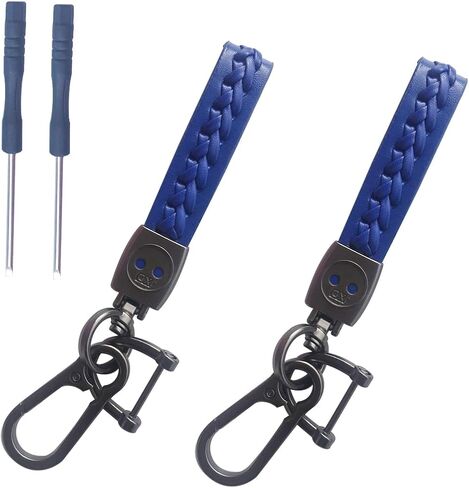 Car Genuine Leather Keychain Key Ring Lanyard Accessories Business Present Suitable for in Saudi Arabia