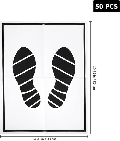Paper Car Mats Automotive Floor Papert Mat Folding Floor Mats Portable Vehicle Foot Pads 50pcs for Automotive Car Supplies in Saudi Arabia