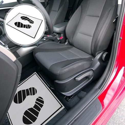 Paper Car Mats Automotive Floor Papert Mat Folding Floor Mats Portable Vehicle Foot Pads 50pcs for Automotive Car Supplies in Saudi Arabia