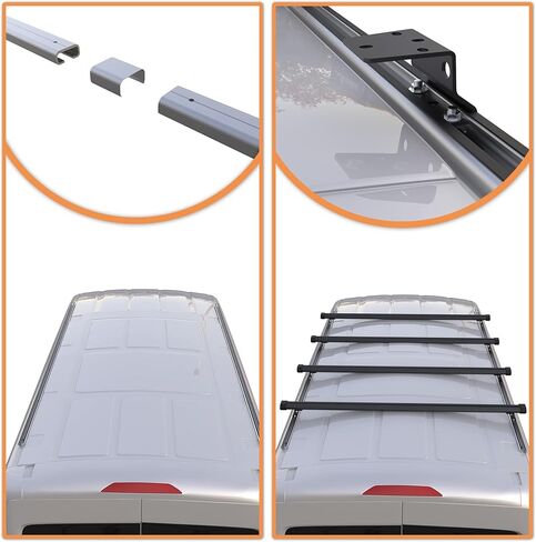 حامل سقف MELIPRON مقاس 144 بوصة متوافق مع طراز 2007-On Sprinter in Kuwait