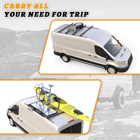 حامل سقف MELIPRON مقاس 144 بوصة متوافق مع طراز 2007-On Sprinter in Kuwait