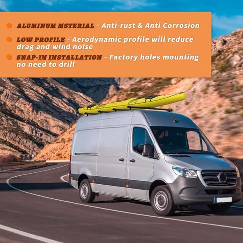 حامل سقف MELIPRON مقاس 144 بوصة متوافق مع طراز 2007-On Sprinter in Kuwait
