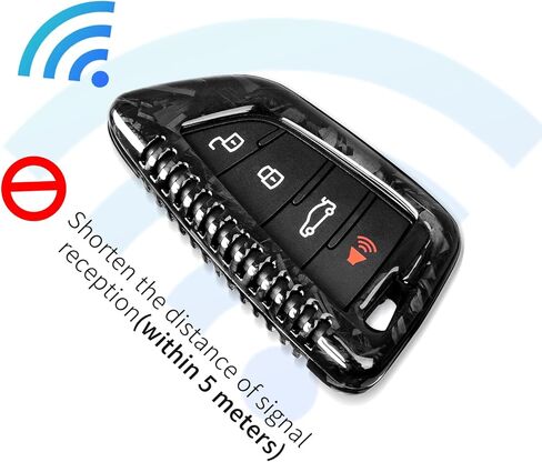 Key Fob Cover with Keychain Compatible with Toyota Supra GR A90 A91 MK5 2019-2024,Real Glass Fiber Smart Remote Key Fob Case Compatible with Toyota Supra Accessories, Red in Kuwait