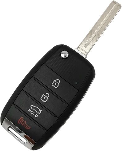 Key Fob Case Shell Fit for Kia Sorento Sportage Rio Soul Forte Optima Carens Flip Keyless Entry Remote Replacement Car Key Housing Outer Cover (1) in Kuwait