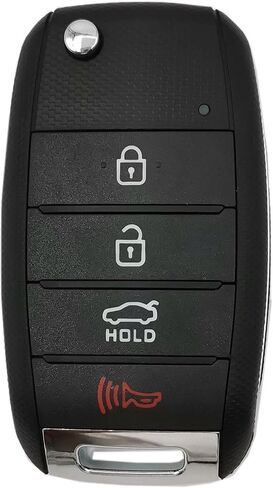 Key Fob Case Shell Fit for Kia Sorento Sportage Rio Soul Forte Optima Carens Flip Keyless Entry Remote Replacement Car Key Housing Outer Cover (1) in Kuwait