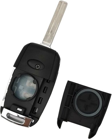 Key Fob Case Shell Fit for Kia Sorento Sportage Rio Soul Forte Optima Carens Flip Keyless Entry Remote Replacement Car Key Housing Outer Cover (1) in Kuwait