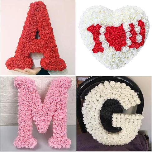 432 Pcs Mini Artificial Rose Flower Heads Real Looking Foam Fake Roses Heads for DIY Wedding Flowers Accessories Bridal Hair Clips Headbands Dress Valentine's Day Decoration(Red) in Saudi Arabia