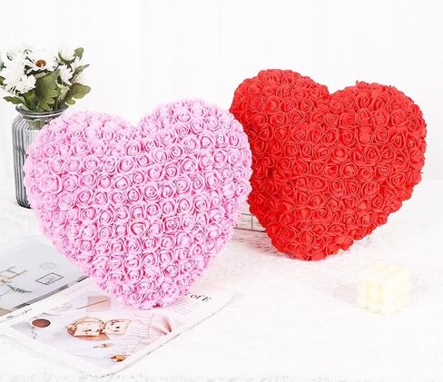 432 Pcs Mini Artificial Rose Flower Heads Real Looking Foam Fake Roses Heads for DIY Wedding Flowers Accessories Bridal Hair Clips Headbands Dress Valentine's Day Decoration(Red) in Saudi Arabia