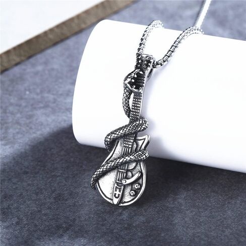 Punk Mens Necklaces with 23.6" Stainless Steel Square Pearl Chain in Saudi Arabia