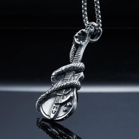 Punk Mens Necklaces with 23.6" Stainless Steel Square Pearl Chain in Saudi Arabia