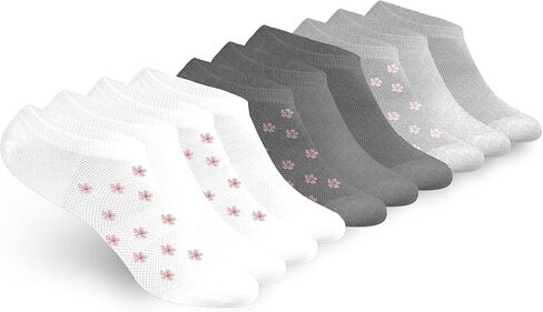 جوارب Laura Ashley النسائية ذات القطع المنخفض للغاية ببطانة ليزر | غير قابل للانزلاق وغير مرئي | مثالي للرياضة والارتداء اليومي in Kuwait