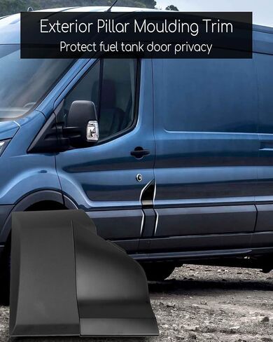 قالب عمود خارجي من الجانب الأيسر للسائق، تحت غطاء باب الوقود مناسب لسيارة Ford Transit 150 250 350 2015 16 17 18 2019 استبدل BK3Z6129077AA BK3Z6129077AB BK3Z 6129077-AC BK3Z6129077-AE in Kuwait