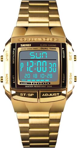 FANMIS Unisex Luxury Digital Watches Multifunctional Stopwatch Countdown Alarm Backlight Water Resistant Watch in Saudi Arabia
