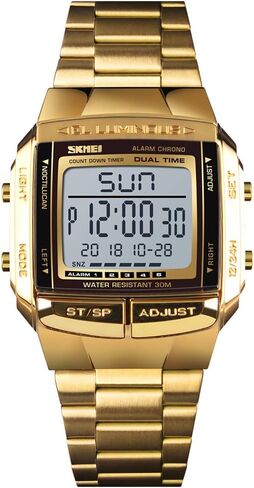 FANMIS Unisex Luxury Digital Watches Multifunctional Stopwatch Countdown Alarm Backlight Water Resistant Watch in Saudi Arabia
